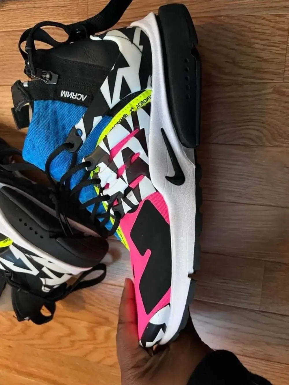 Nike Air Presto Mid x Acronym Racer Pink Photo Blue